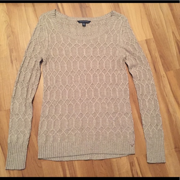 American Eagle Sweater, Tan, Size Medium - Picture 1 of 4